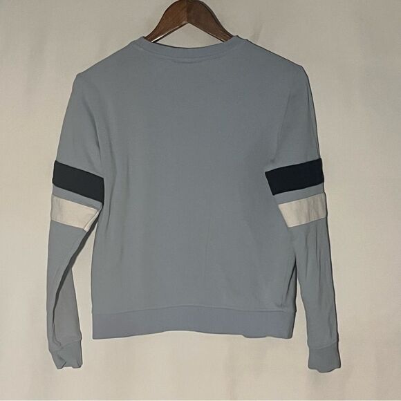 Women's Fila Blue Crewneck Logo Sweatshirt - Picture 5 of 7